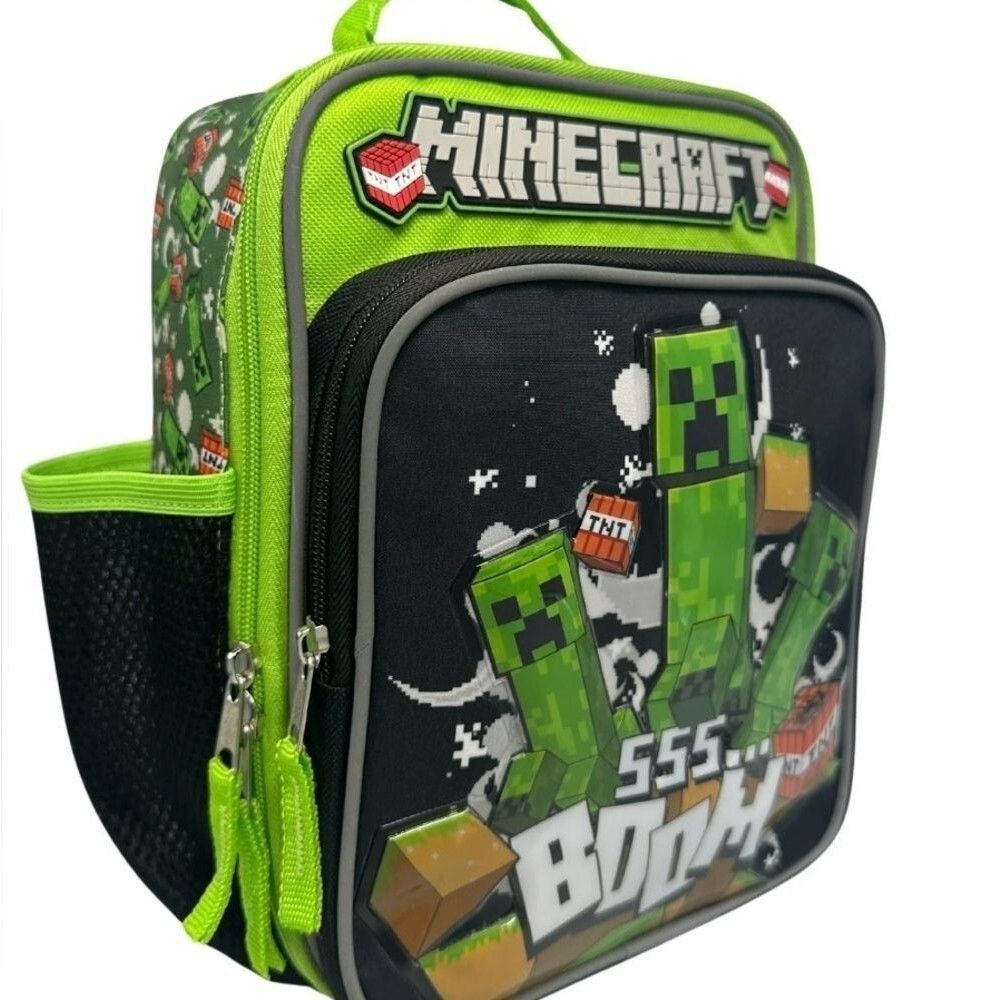 Minecraft Booming Insulated Reusable Lunch Bag |  Box